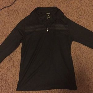 Black golf sweater